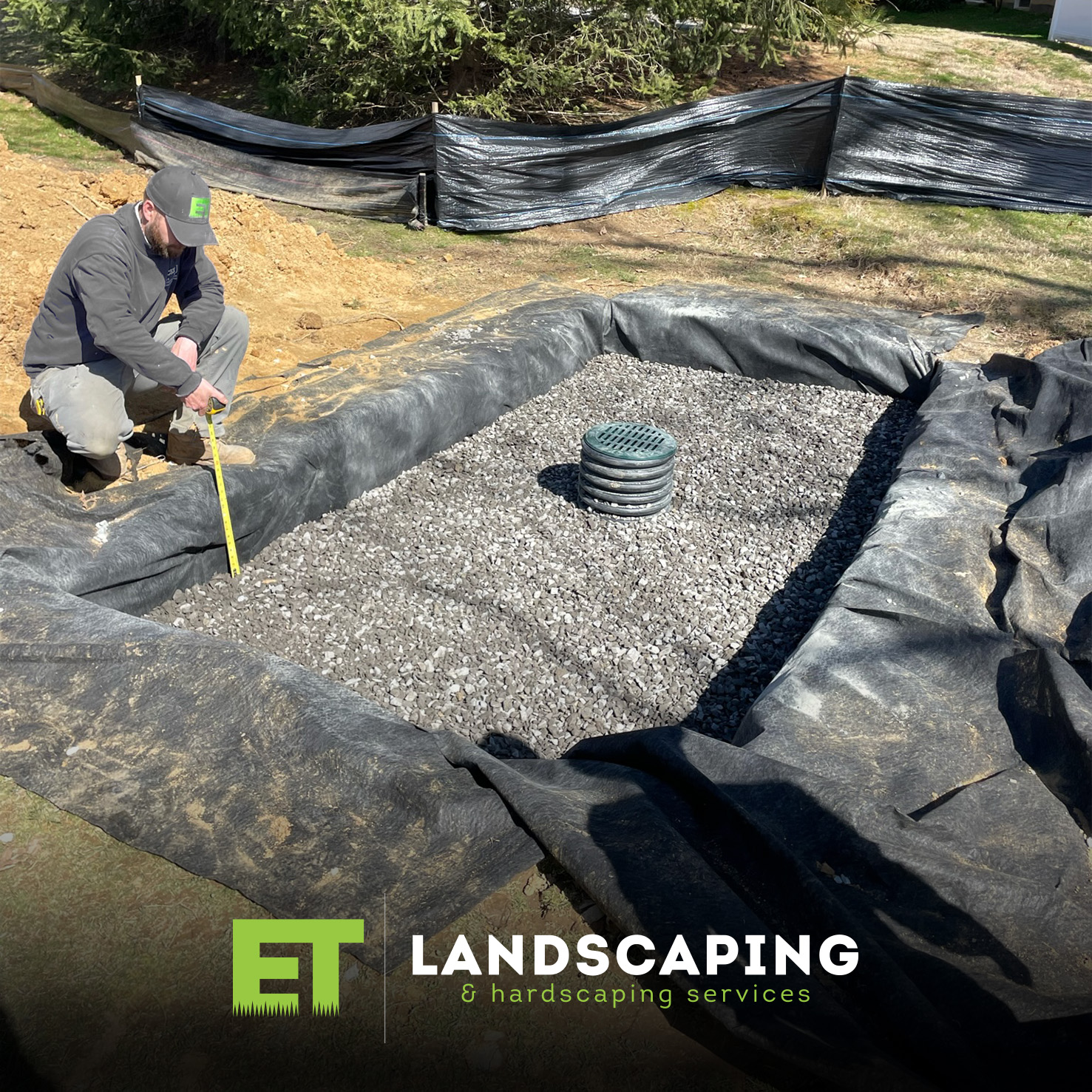 ET Landscaping Project - drainage-basin-measurement