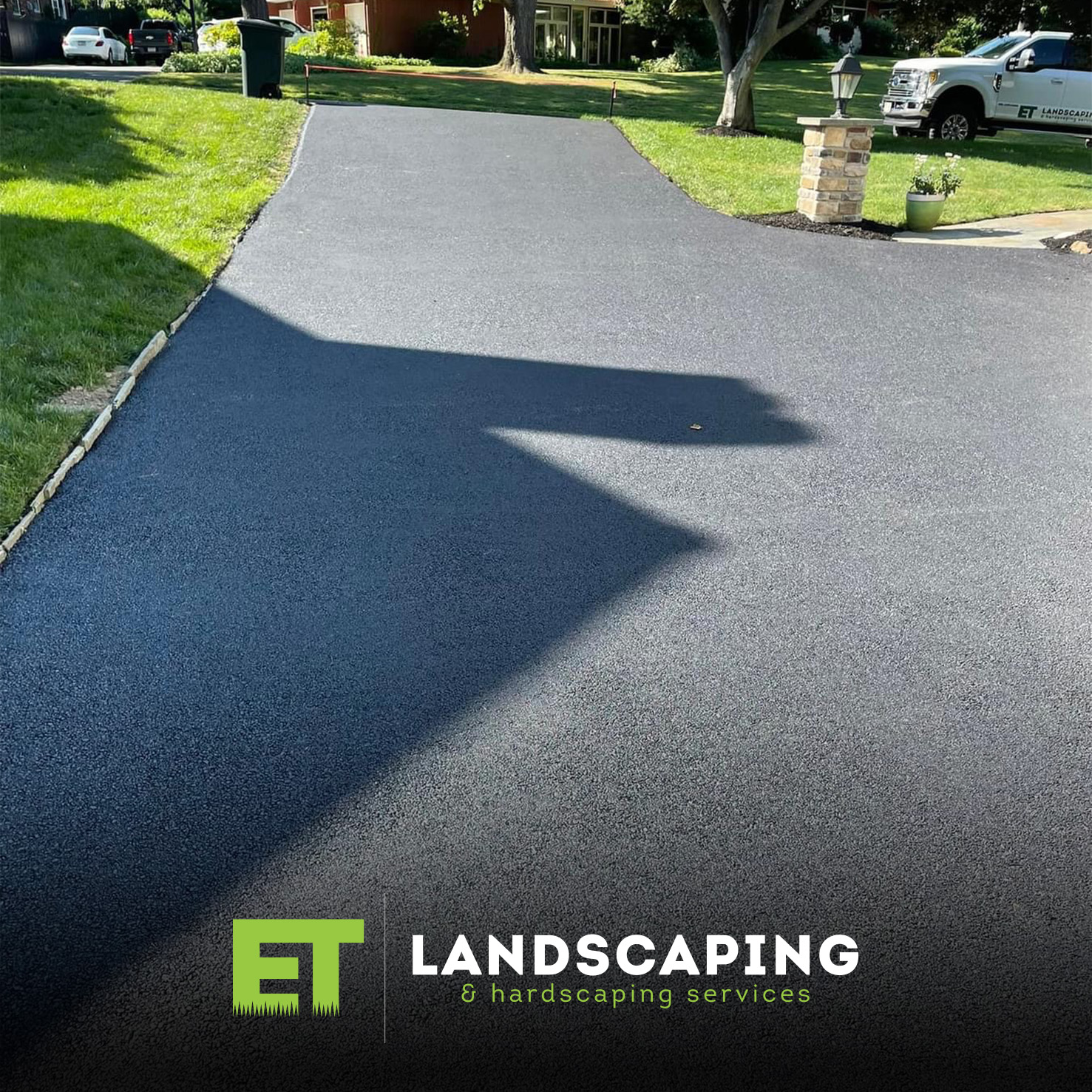 ET Landscaping Project - new-asphalt-driveway-installation