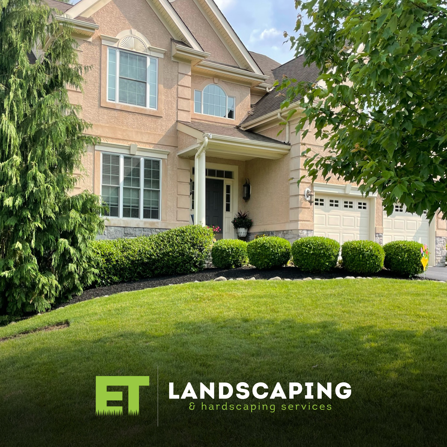 ET Landscaping Project: Flower Bed Detail in Delaware County, PA